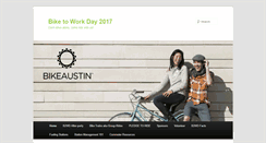 Desktop Screenshot of biketoworkaustin.org